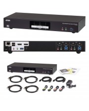 ATEN 2-port USB 3.0 4K displayPort Dual display KVMP Switch KVM-Umschalter 2-Port (CS1942DP-AT-G)