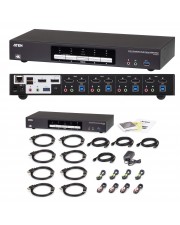 ATEN 4-port USB 3.0 4K displayPort Dual display KVMP Switch KVM-Umschalter 4-Port (CS1944DP-AT-G)