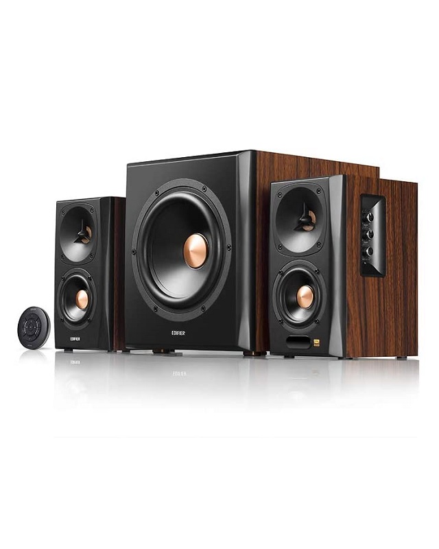 Edifier Verkabelt & Kabellos 150 W Schwarz Holz 85 dB W Bluetooth 4.1 R/L 60Hz – 40KHz SW 40Hz – 150Hz (S360DB)