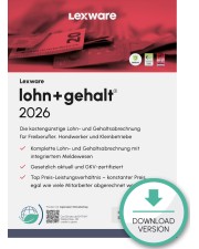 Lexware lohn+gehalt 2026 Abo-Vertrag 1 Jahr 1 Benutzer Download Win, Deutsch (nur für Neukunden) (09002-2046)